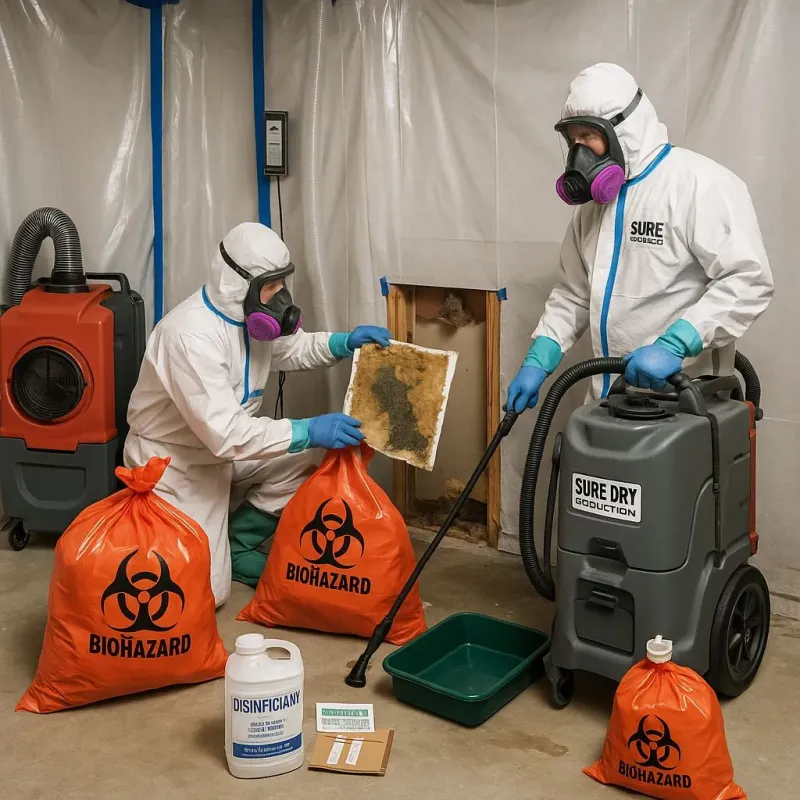 Contaminated Water Handling Protocols process in Odin, IL